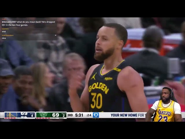 CashNasty Reacts To WARRIORS at BUCKS | FULL GAME HIGHLIGHTS | February 10, 2025