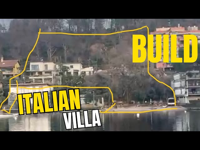 Wow!  Lake-side Villa is coming together!  Italian Villa Update #6