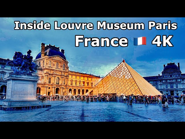 Explore the Louvre Museum like Never Before _4K Walking Tour through History