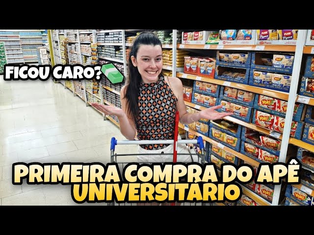 PRIMEIRA COMPRA PARA O APÊ UNIVERSITÁRIO l Mudança para a Universidade!!!