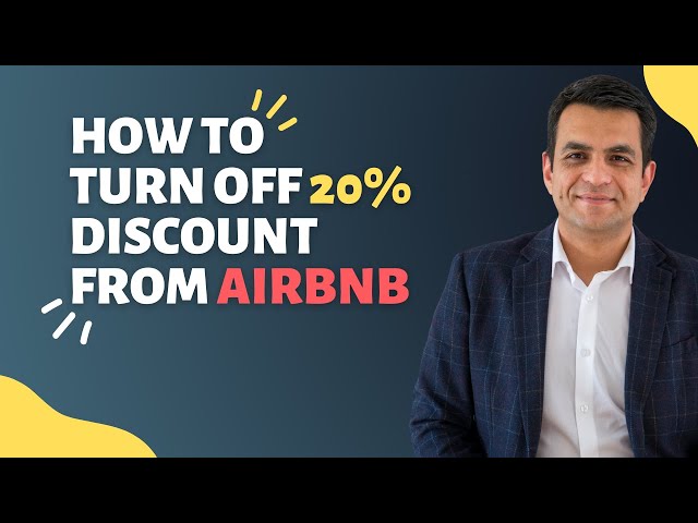 How to Turn Off 20% Discount From Airbnb Listing [For First 3 Guests]