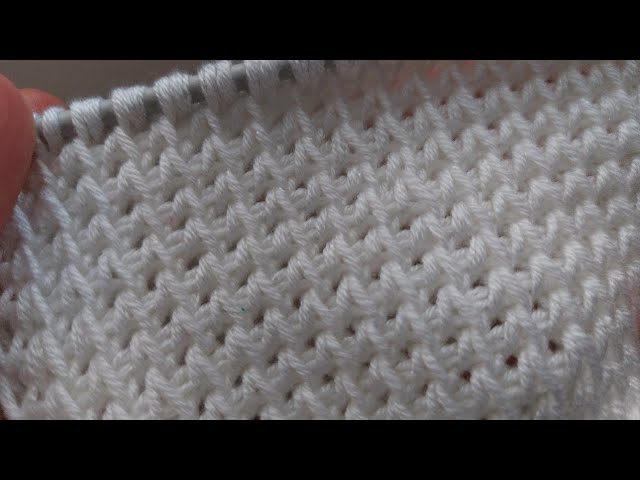 Woow 👌 🧶 beautiful Tunisian stitch for beginners #tunisiancrochet #crocheting #crochet #pattern