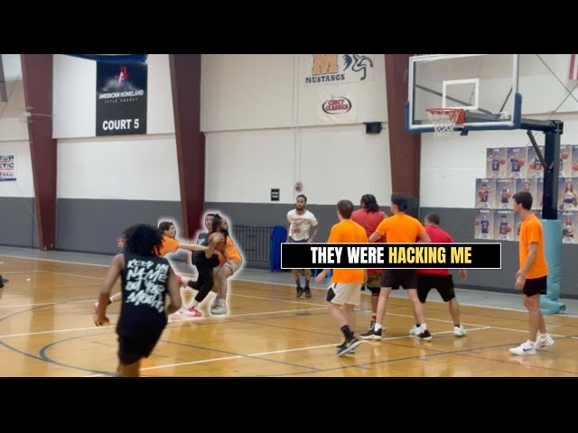 THEY KEPT HACKING SO I COOKED THE WHOLE TEAM | MIC'D UP 5V5 BASKETBALL