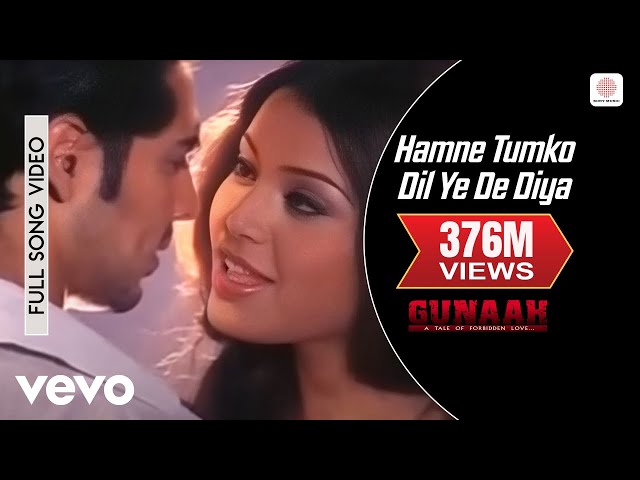 Hamne Tumko Dil Ye De Diya Full Video - Gunaah|Dino, Bipasha|Alka Yagnik,Babul Supriyo