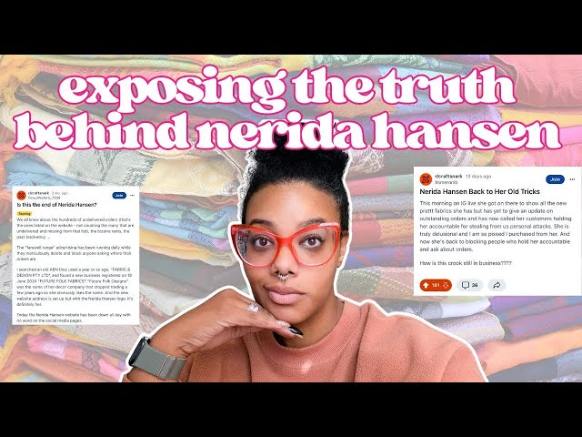 exposing the truth: the rise and fall of Nerida Hansen | personal experience & Reddit threads