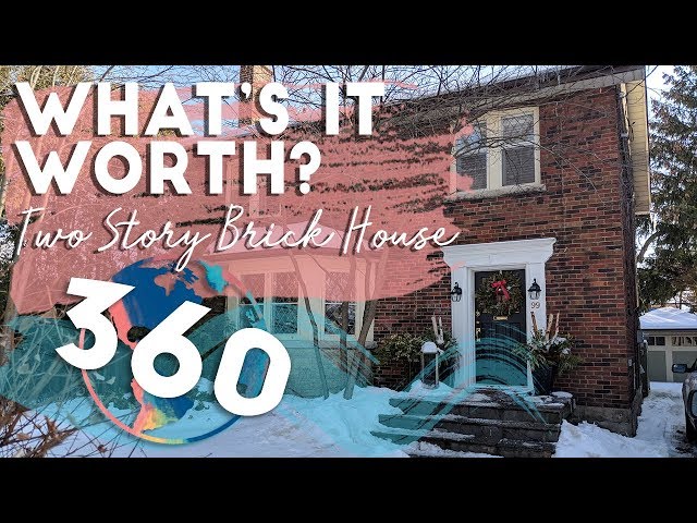 360 HOME TOUR | Can You Guess The Worth Of This Two Story Brick House?