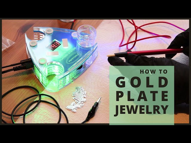 HOW TO GOLD PLATE JEWELRY at home. Testing Digital Pen Plating System from Pepetools