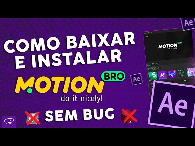 [AFTER EFFECTS] Como baixar e instalar o Motion Bro TRANSIÇÕES GRATIS