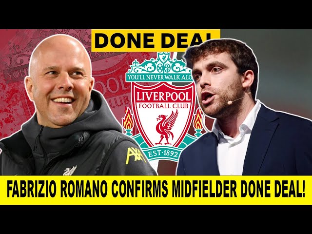 Fabrizio Romano Provides MASSIVE Liverpool Transfer News As Midfielder DEAL DONE!