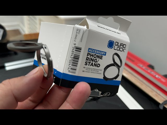 Unboxing Quad lock Phone Ring / Stand accessory