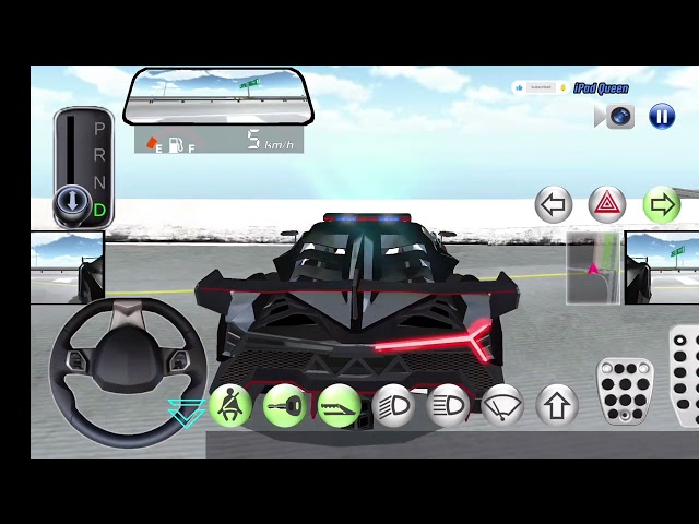 Driving Class 3D Gameplay black Lamrgoni Police Car  Full speed High way racing gameplay Level 88