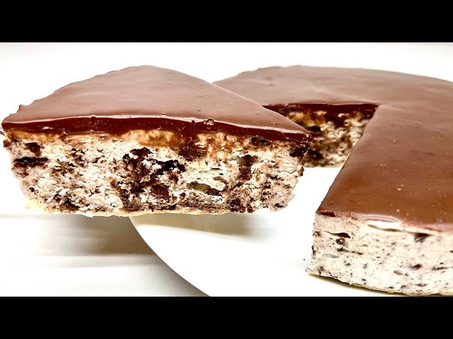 Easy and quick chocolate dessert! No baking! No gelatin! No cookies!