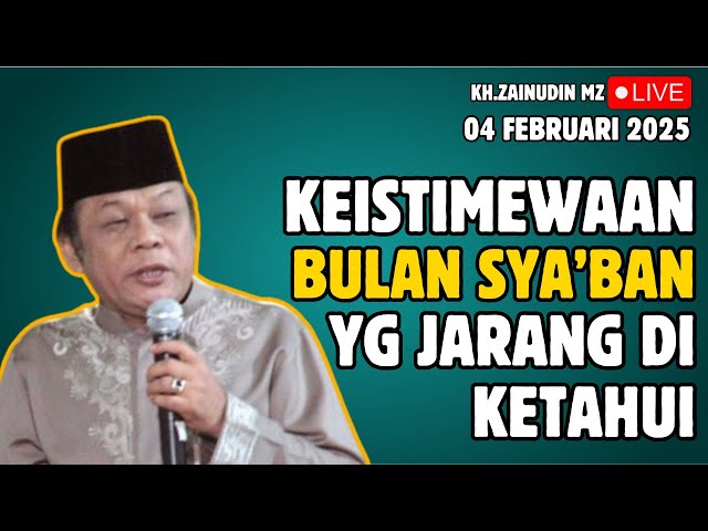 🔴NISFU SYABAN 2025 ! CERAMAH ZAINUDIN MZ