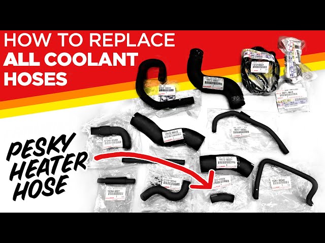 How to: Replace EVERY Coolant Hose on FZJ80 80-Series Toyota Land Cruiser, feat. Pesky Heater Hose