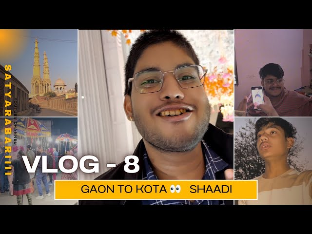 Gaon to Kota 👀 Reel shoot and shaadi Chappan Bagh  // ​⁠@Satya_rabariii  vlogs ￼- 8