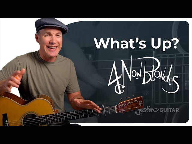 What's Up by 4 Non Blondes | Guitar Lesson - 3 Easy Chords Only!