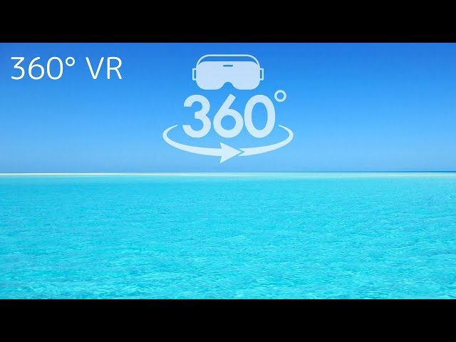 Relaxing Beach Vibes with 360° View – Calm Your Mind with Ocean Waves and Scenic Views