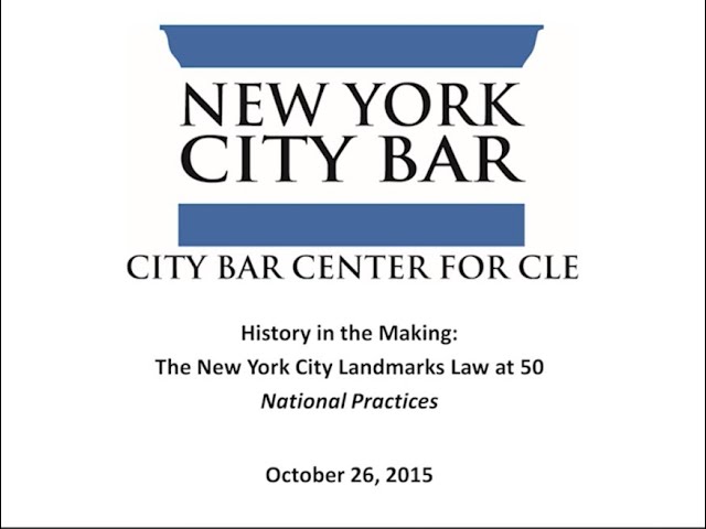 NYC Landmarks Law at 50: National Practices