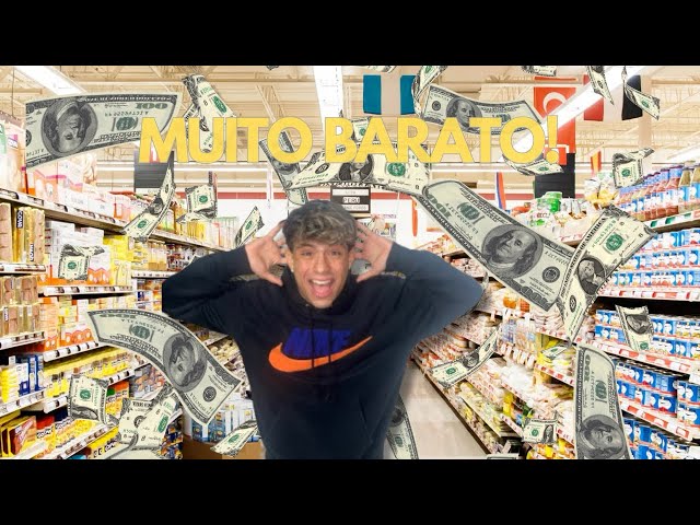 FUI EM UM MERCADO MUITO BARATO NOS EUA! 🇺🇸- Ip vlogs