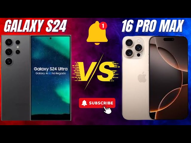 iPhone 16 Pro Max VS Samsung Galaxy S24 Ultra: ¿Cuál es mejor?