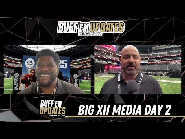 Coach Prime, Shedeur & Shilo Sanders • BUFF'EM UPDATES CU BUFFS at BIG12 MEDIA DAY 2