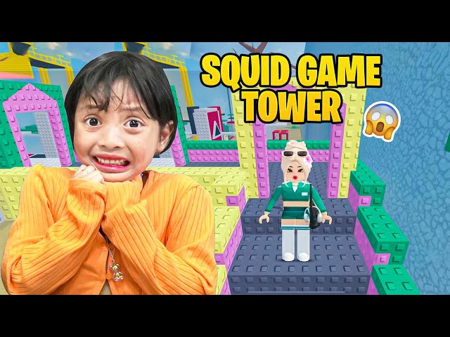 LEIKA COBAIN MAIN TOWER SQUID GAME 😱😨NEW SQUID GAME TOWER [ROBLOX INDONESIA]