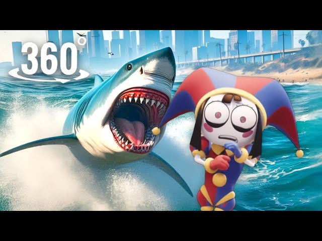 Pomni vs Killer Shark in GTA 6: WHO WILL WIN?