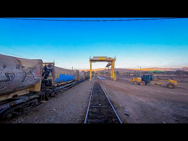 [Cab Ride] Viaje en 360° desde la cabina del Tren de la Basura - KDM Chile. (EMD Locomotive)