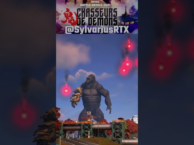 Fortnite x King Kong, vous en pensez quoi ? C’est une dinguerie #fortnite #shortsfeed #fortnite