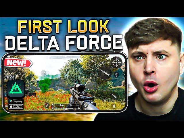 FIRST LOOK At Delta Force Mobile Global Beta! 🔴 (Dark & Darker Mobile)