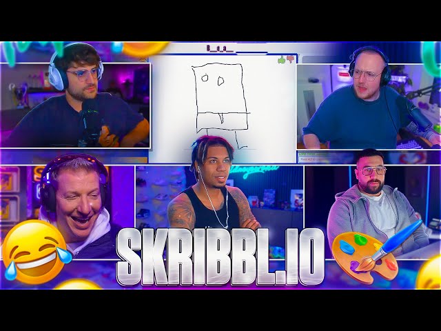 SKRIBBL mit ELIGELLA, ZARBEX, SCHRADIN und MERT! 😂