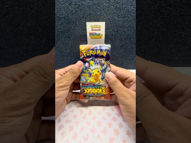 Day 14 of opening POKEMON booster packs! - Surging Sparks #shorts #pokemontcgcommunty #pokemon