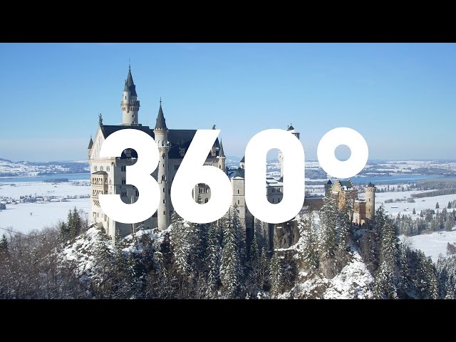 Visit Europe | 360-degree visit of Neuschwanstein, Germany