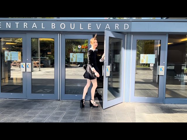 Bold and Confident Crossdresser Takes the Mall by Storm | Crossdressed in Public