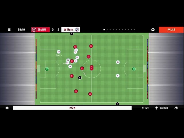 West Ham Tactics 4-2-3-1 FM24 Mobile