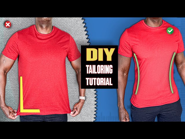 How To Slim A T-Shirt (Every Step In 2 Minutes)