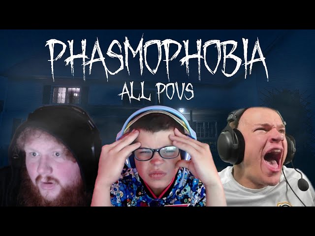 Phasmophobia with Jynxzi, CaseOh, & Sketch (ALL POVS)