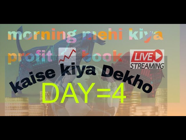 Intraday live trading  Day 4  Bank nifty live trading  12k+ Profit