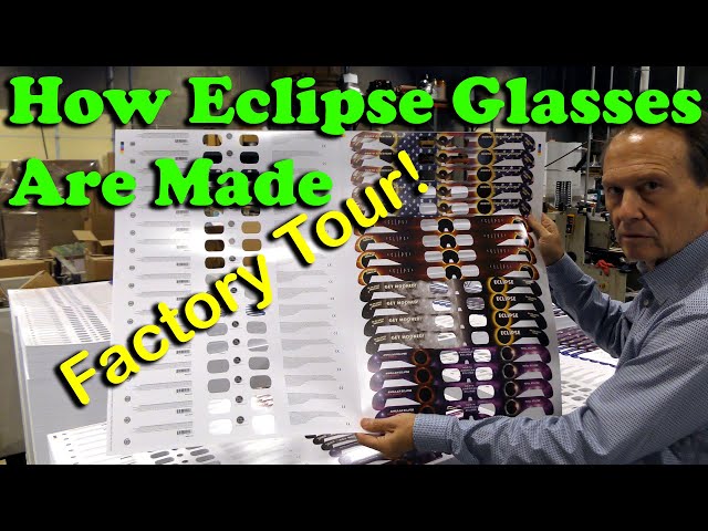 American Paper Optics Makes Millions of Eclipse Glasses - Factory Tour!