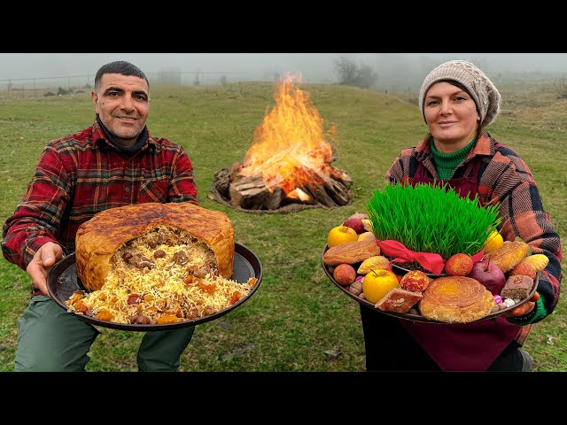 Festive Cooking Of Delicious Shah Pilaf From The Oven! Life Is Above The Clouds