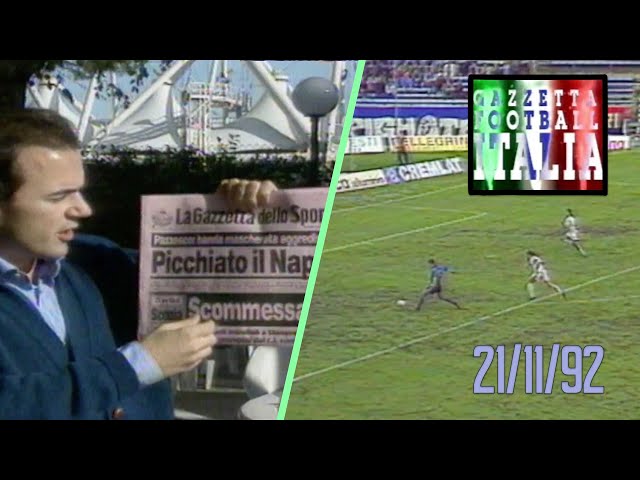 ALL The BEST Goals 21st Nov 1992 FULL Highlights | Gazzetta Football Italia Rewind