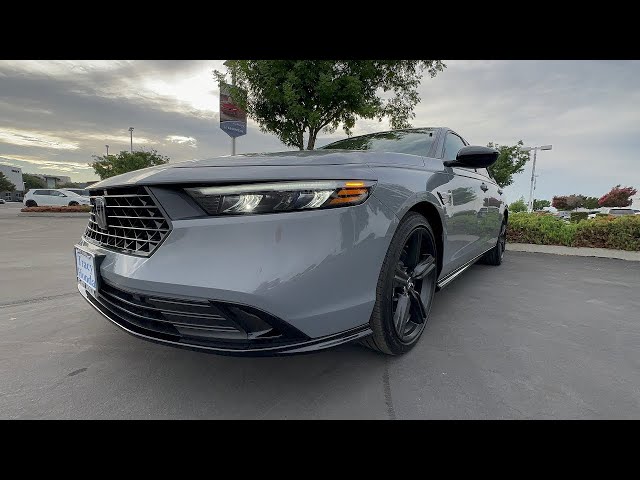 Special Guest Drive and Settings 2023 HONDA Accord Hybrid Sport L Urban Gray Pearl