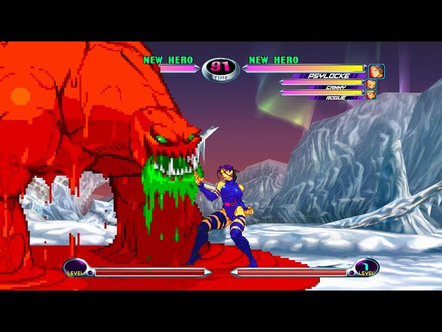 Marvel vs Capcom 2  All Super Moves (Including Boss)