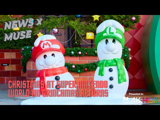 Christmas at Super Nintendo World an Grinchmas Returns