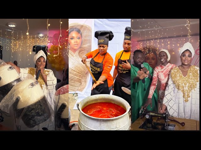 Eniola Ajao Share Food for people on the Street, machines and other Items To Celebrate Her B/Day