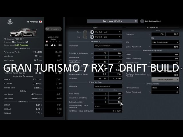 Gran Turismo 7 - INSANE RX-7 DRIFT BUILD!