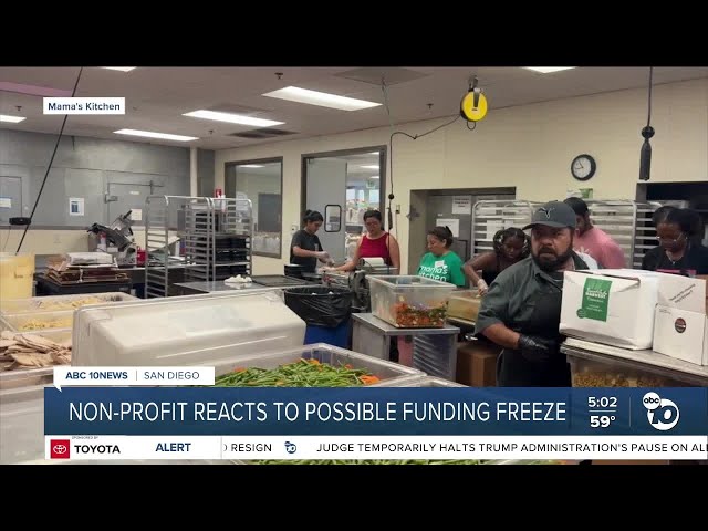 Non-profit reacts to possible funding freeze