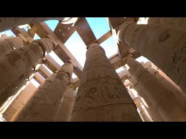 Ägypten Luxor Karnak Tempel Rundgang 360 Grad