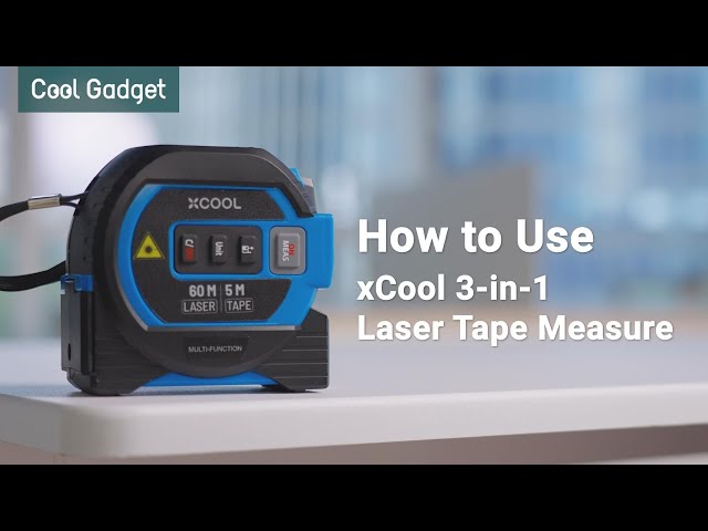 How to use xCool 3 in 1 Laser And Digital Tape Measure