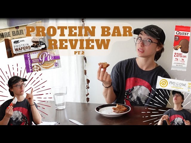 PROTEIN BAR REVIEW pt2- best & worst protein bars/snacks, taste testing and ranking